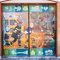 Partial Detail of Chasing Fire Through Time